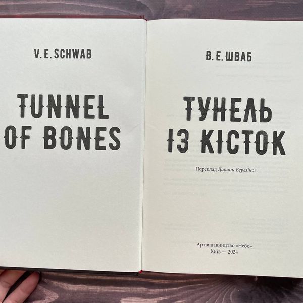 Тунель із кісток. Шваб В.Е. 170056 фото